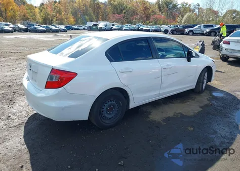 2012 Honda Civic Lx z USA, uszkodzony, nr VIN 19XFB2F50CE331062